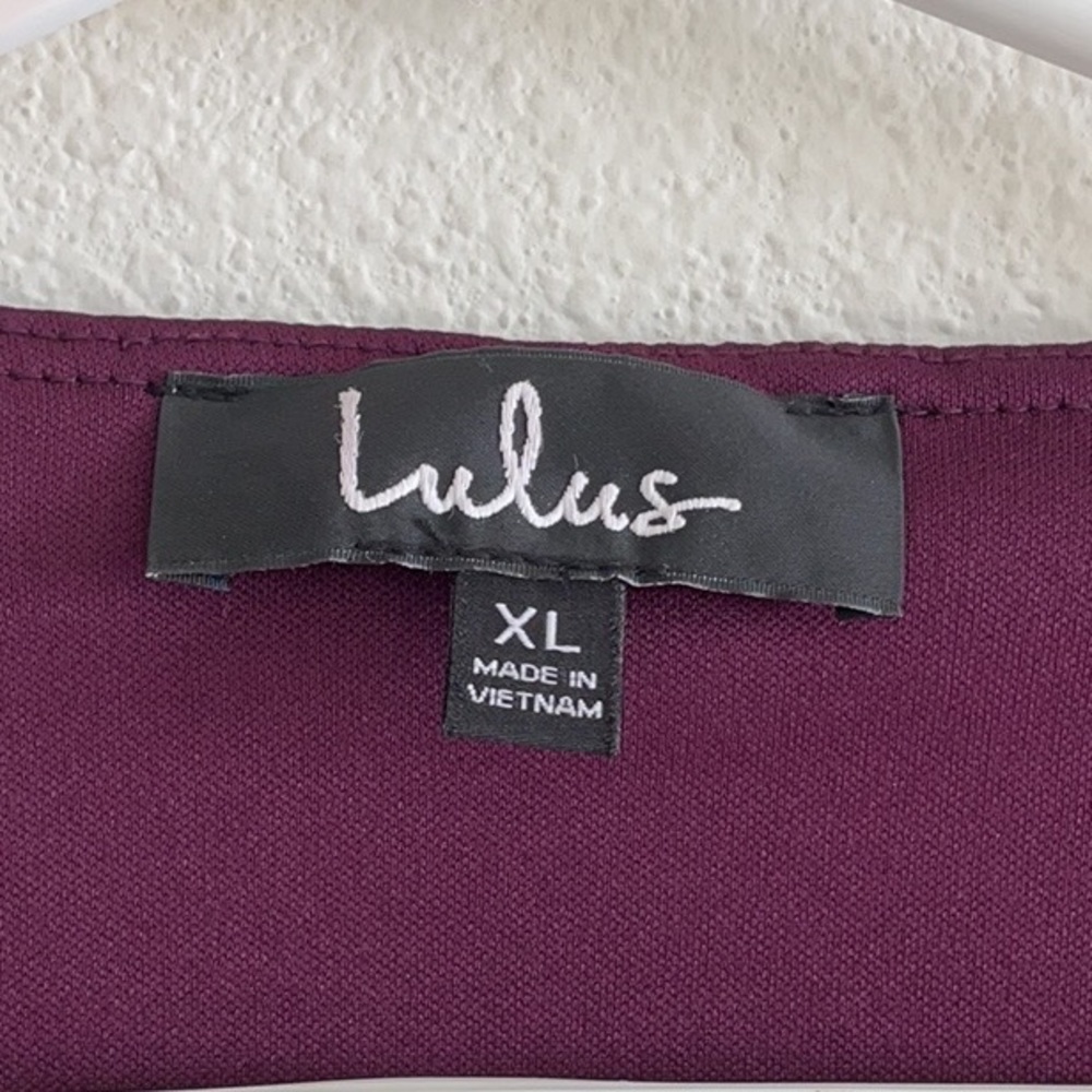 Perfect Night Plum Purple Velvet Print Maxi Dress - Picture 14 of 14